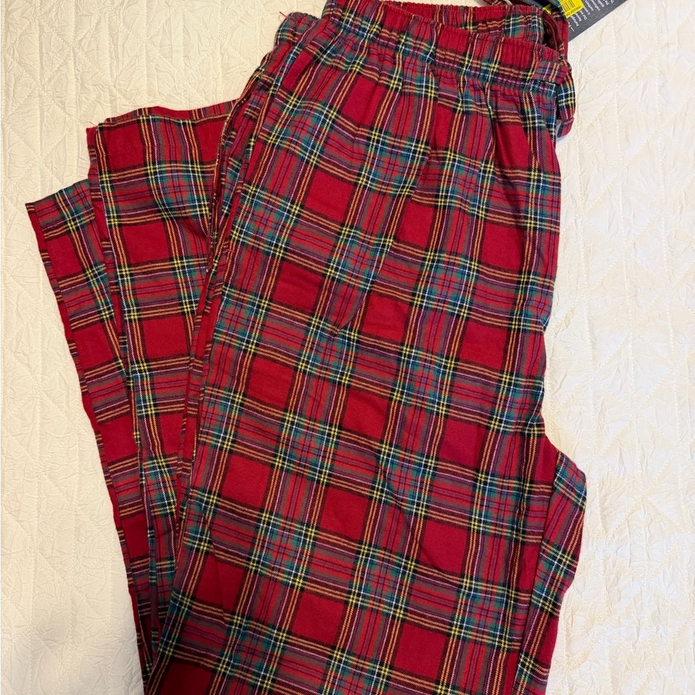 Red Plaid Lounge Pants